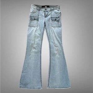 Mudd Light Blue Flared Women's Jeans
